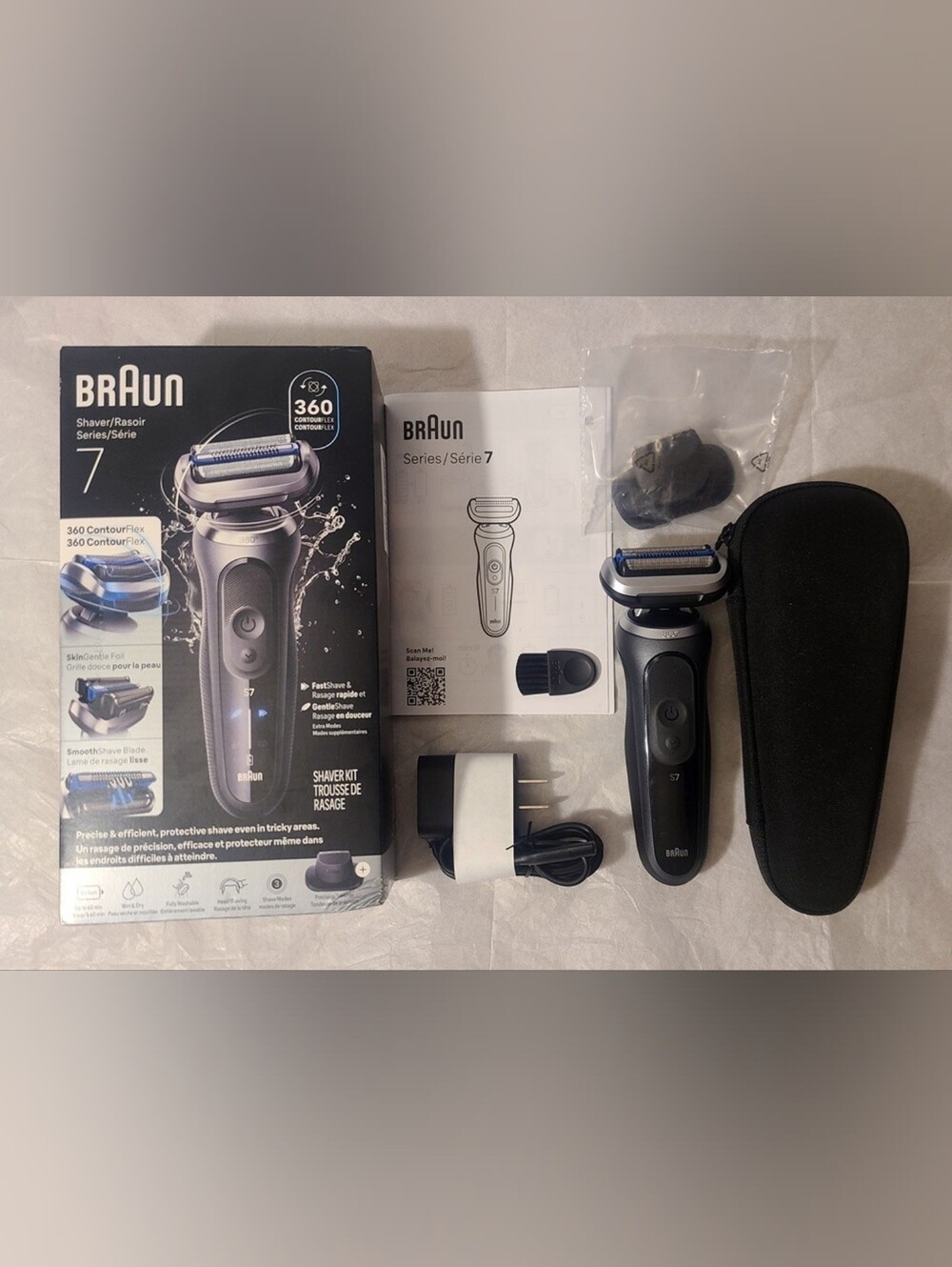 Braun Series 7 (7120s) 360° Flex Head Electric Foil Shaver Razor